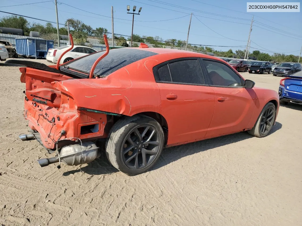 2023 Dodge Charger Gt VIN: 2C3CDXHG0PH547842 Lot: 75534184