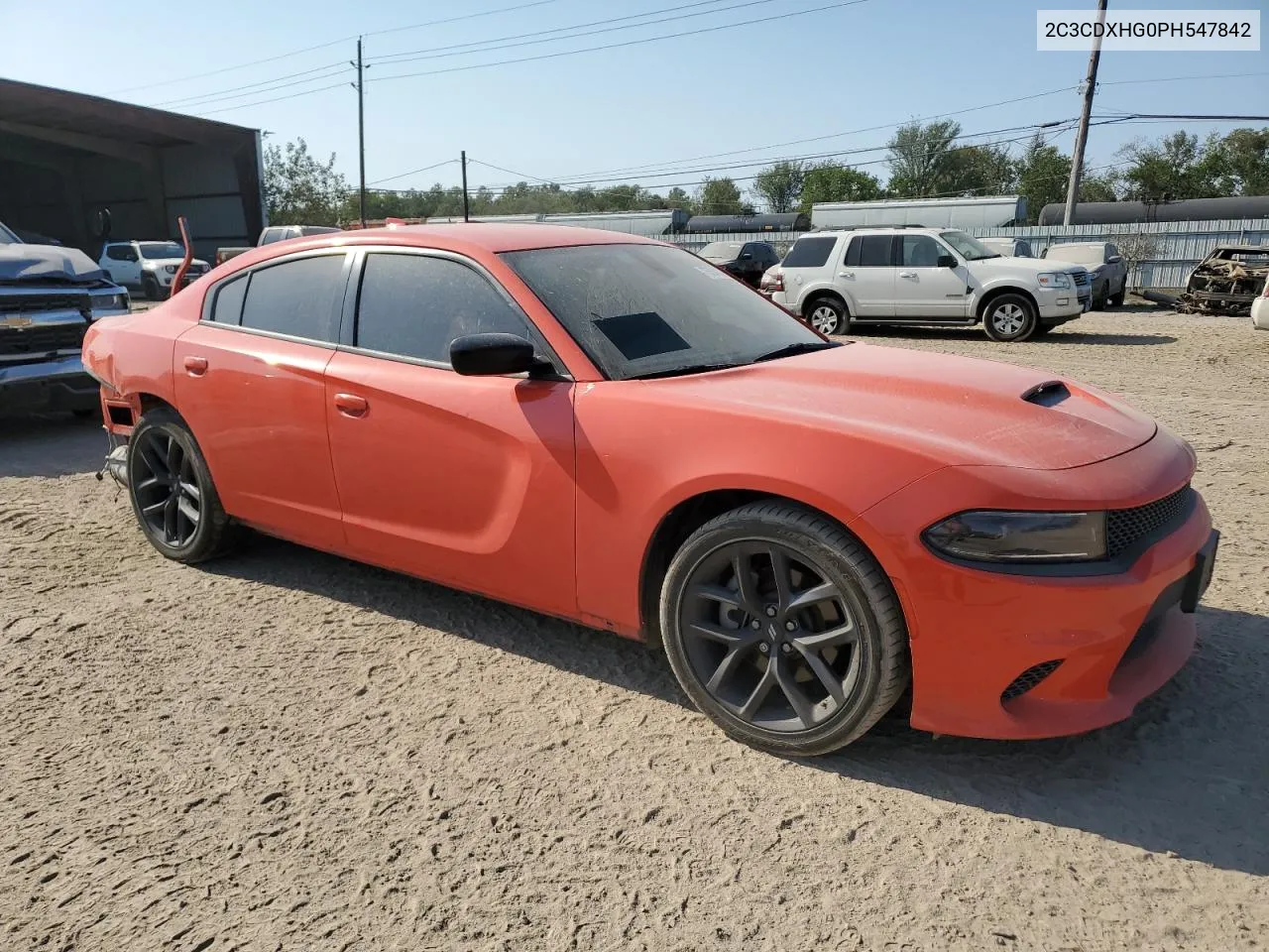 2023 Dodge Charger Gt VIN: 2C3CDXHG0PH547842 Lot: 75534184