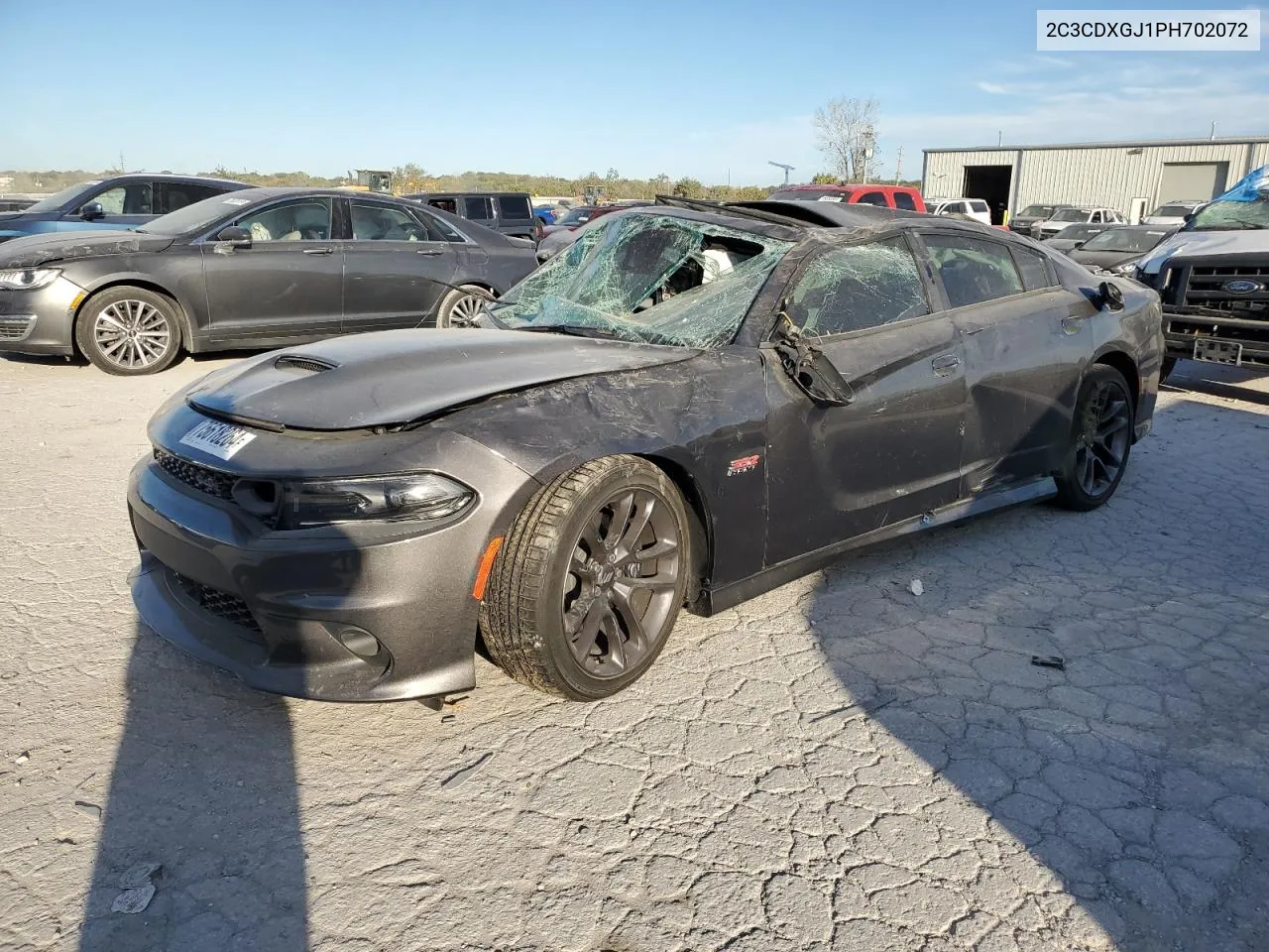 2023 Dodge Charger Scat Pack VIN: 2C3CDXGJ1PH702072 Lot: 75618264