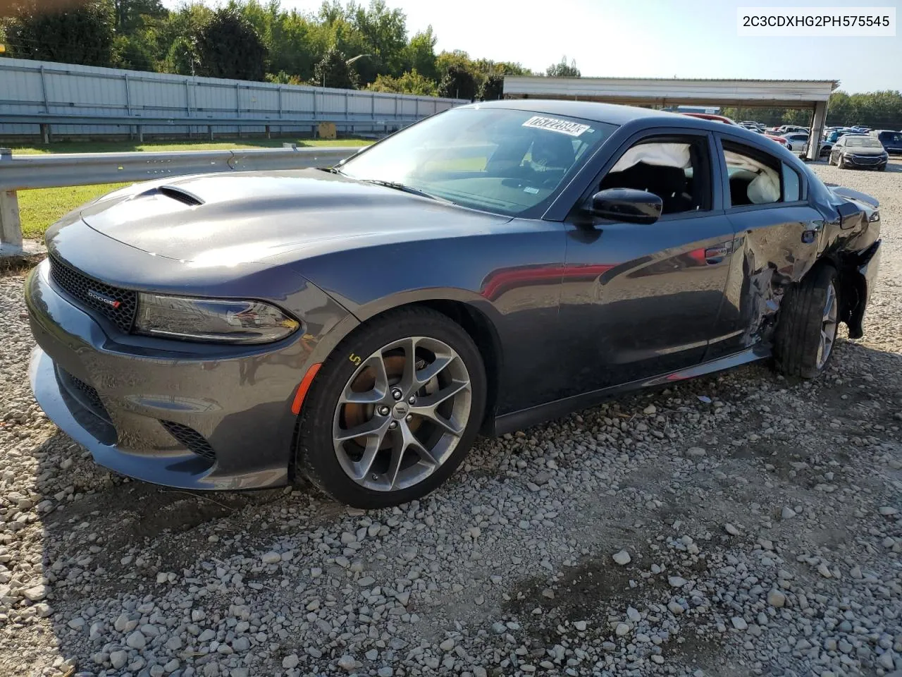 2023 Dodge Charger Gt VIN: 2C3CDXHG2PH575545 Lot: 75722594