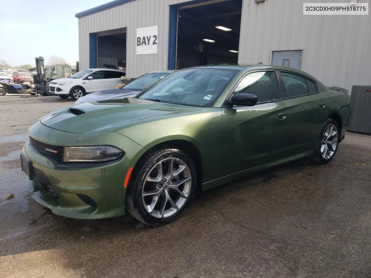 2023 Dodge Charger Gt VIN: 2C3CDXHG9PH518775 Lot: 75754104