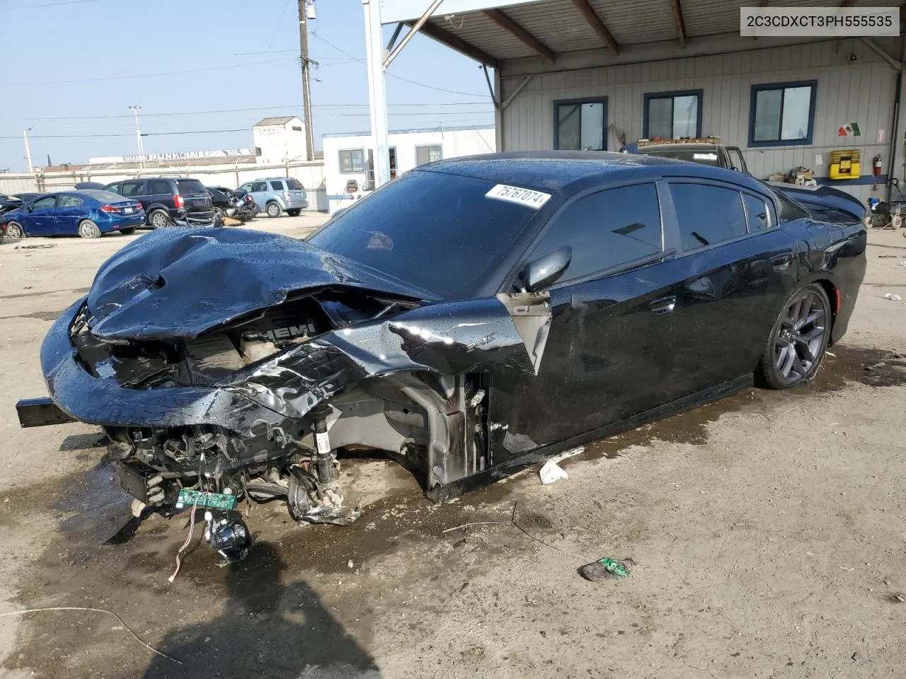 2023 Dodge Charger R/T VIN: 2C3CDXCT3PH555535 Lot: 75767074