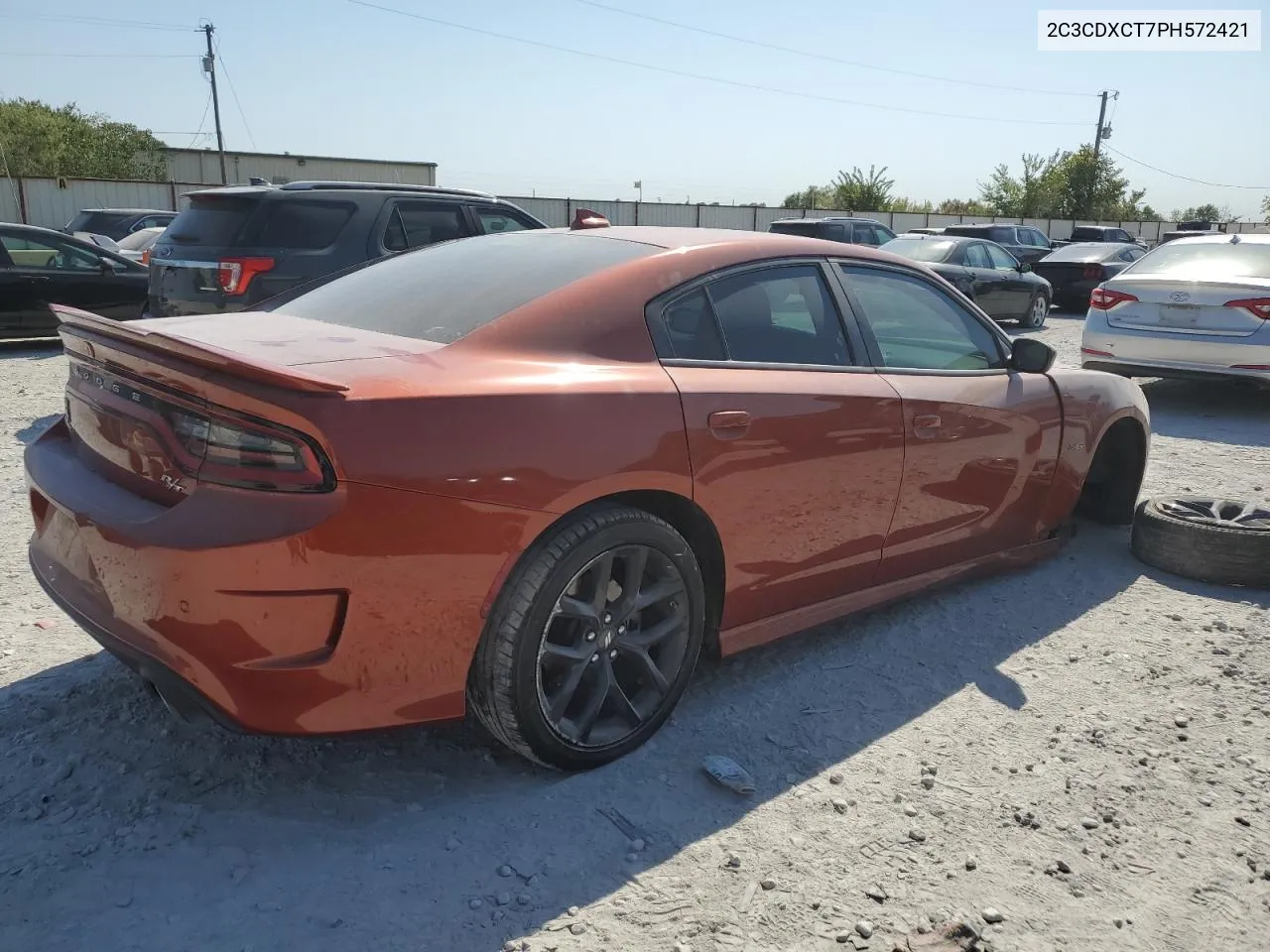 2023 Dodge Charger R/T VIN: 2C3CDXCT7PH572421 Lot: 75856544