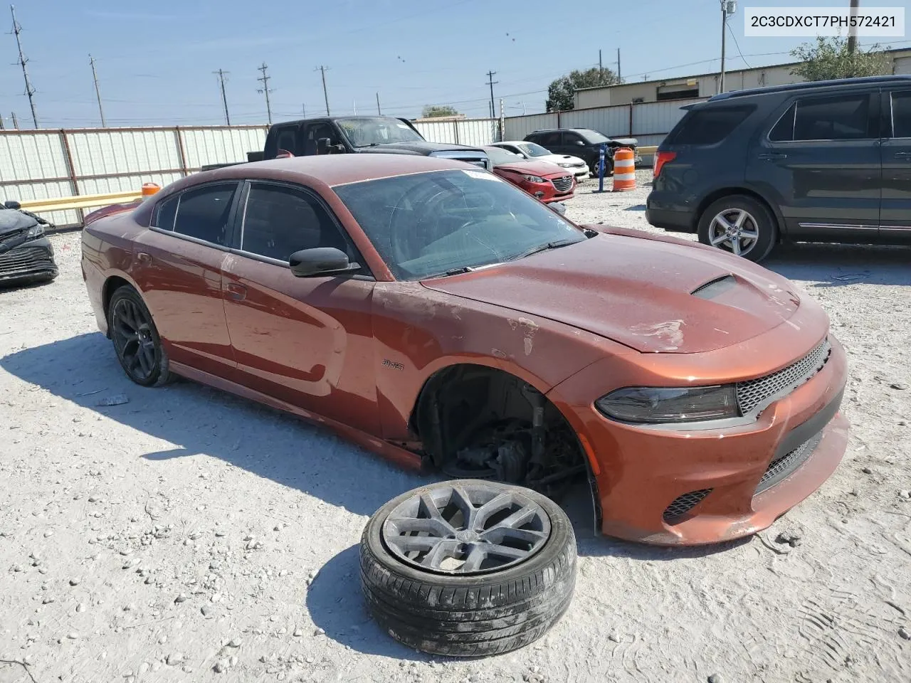 2023 Dodge Charger R/T VIN: 2C3CDXCT7PH572421 Lot: 75856544