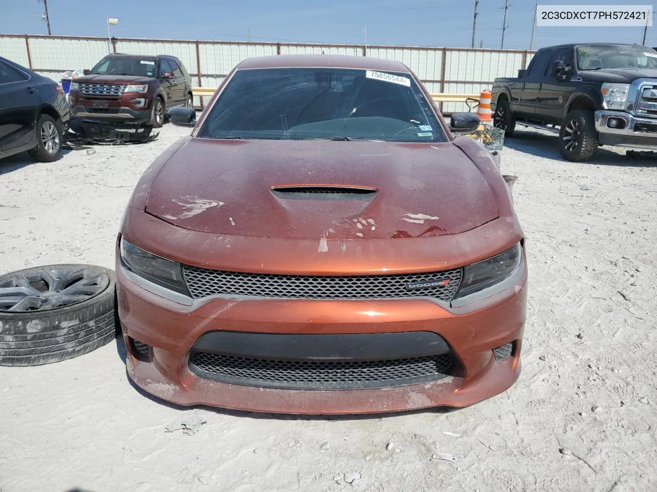 2023 Dodge Charger R/T VIN: 2C3CDXCT7PH572421 Lot: 75856544