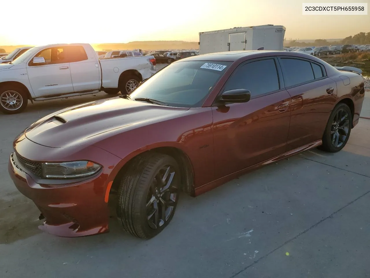 2023 Dodge Charger R/T VIN: 2C3CDXCT5PH655958 Lot: 75910114