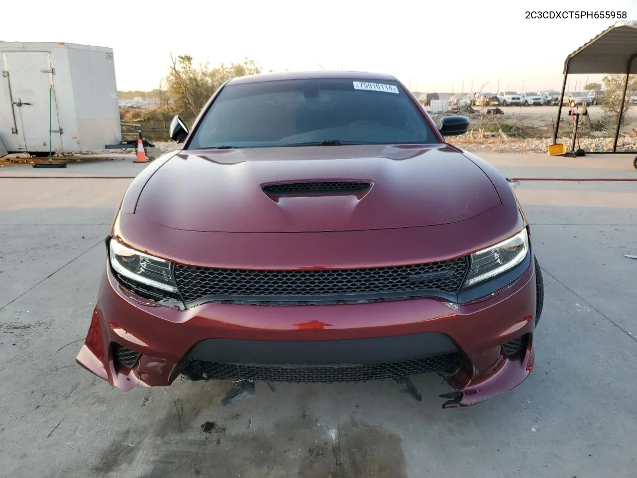 2023 Dodge Charger R/T VIN: 2C3CDXCT5PH655958 Lot: 75910114