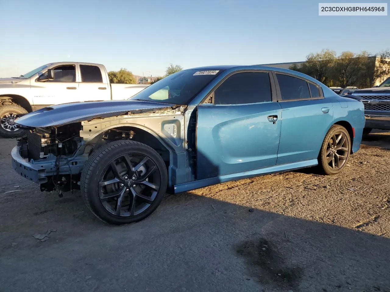 2023 Dodge Charger Gt VIN: 2C3CDXHG8PH645968 Lot: 75927034