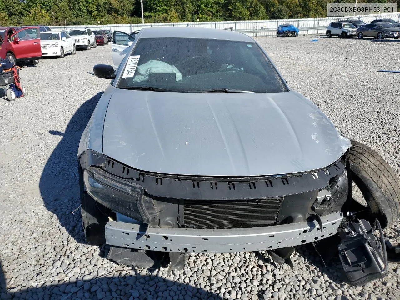 2023 Dodge Charger Sxt VIN: 2C3CDXBG8PH531901 Lot: 76401184