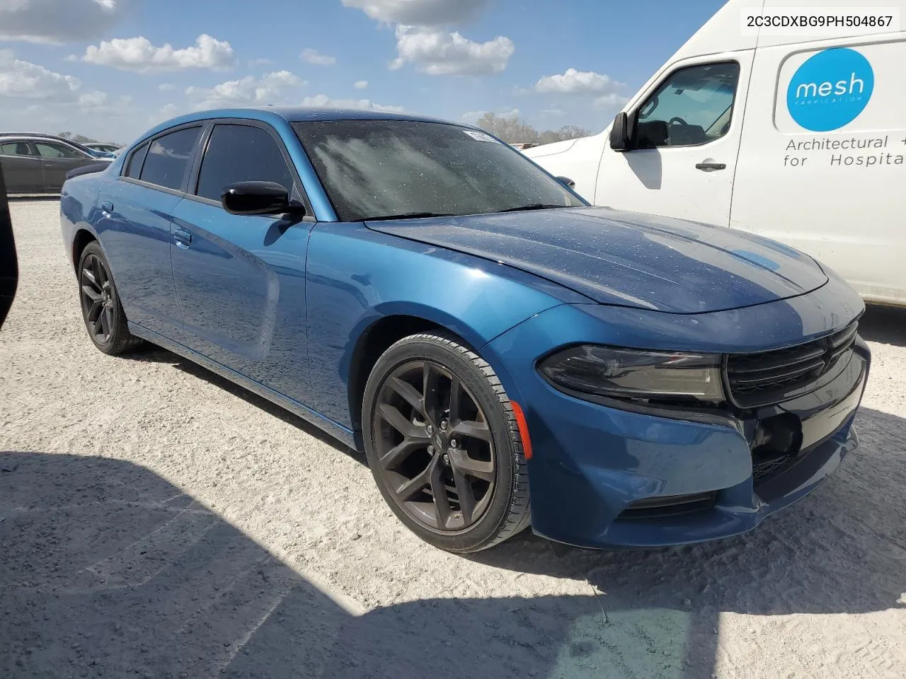 2023 Dodge Charger Sxt VIN: 2C3CDXBG9PH504867 Lot: 76665254