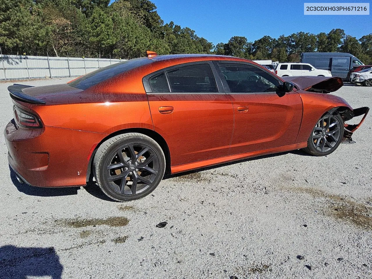 2023 Dodge Charger Gt VIN: 2C3CDXHG3PH671216 Lot: 76722824