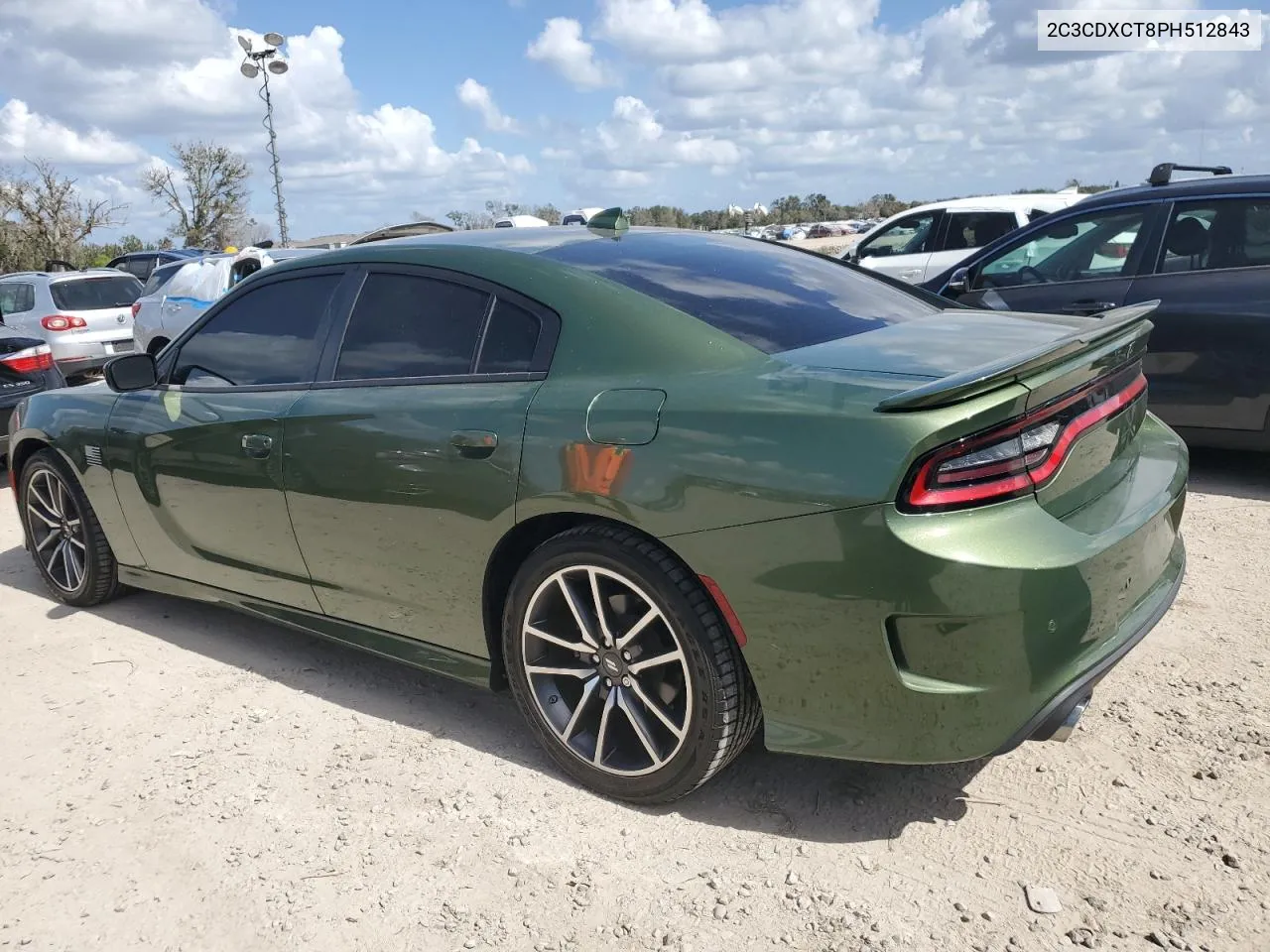 2023 Dodge Charger R/T VIN: 2C3CDXCT8PH512843 Lot: 77423944