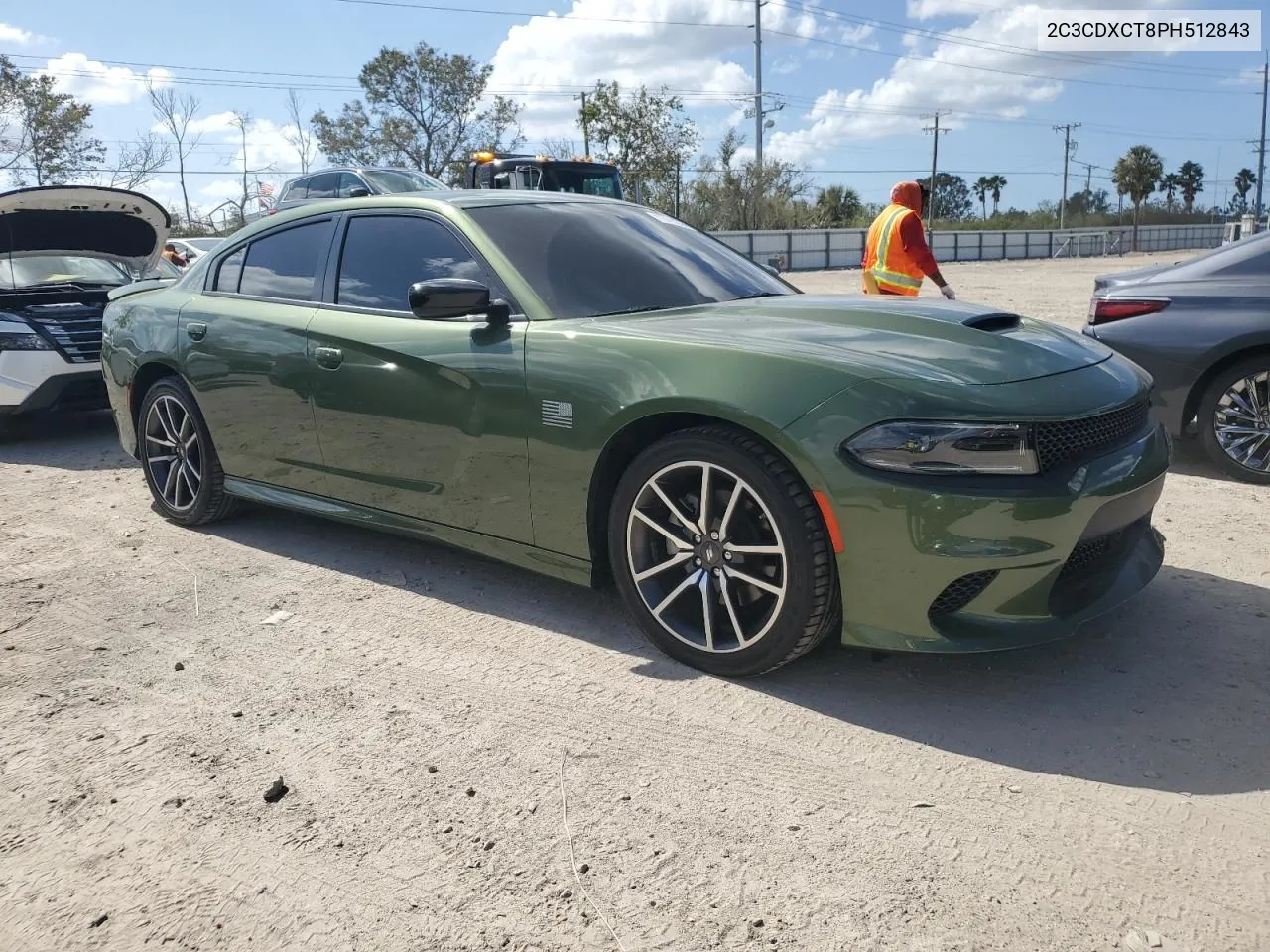 2023 Dodge Charger R/T VIN: 2C3CDXCT8PH512843 Lot: 77423944