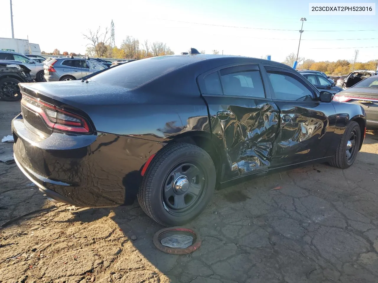 2023 Dodge Charger Police VIN: 2C3CDXAT2PH523016 Lot: 77445764