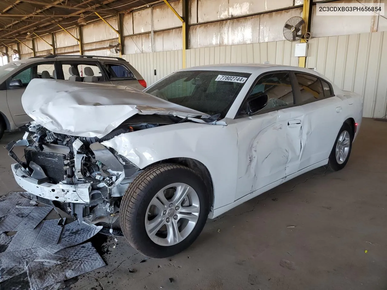 2023 Dodge Charger Sxt VIN: 2C3CDXBG3PH656854 Lot: 77802744