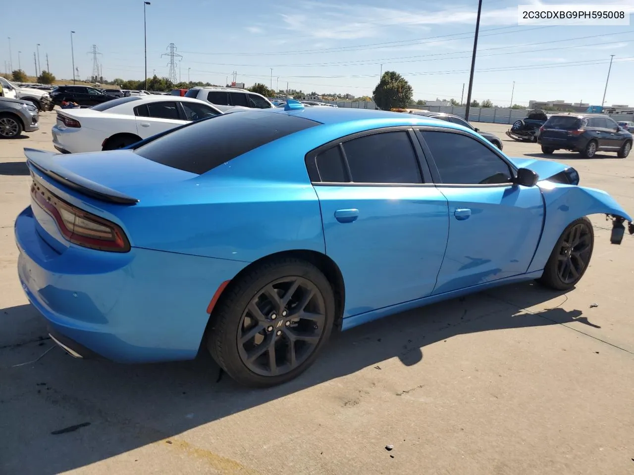 2023 Dodge Charger Sxt VIN: 2C3CDXBG9PH595008 Lot: 78101864