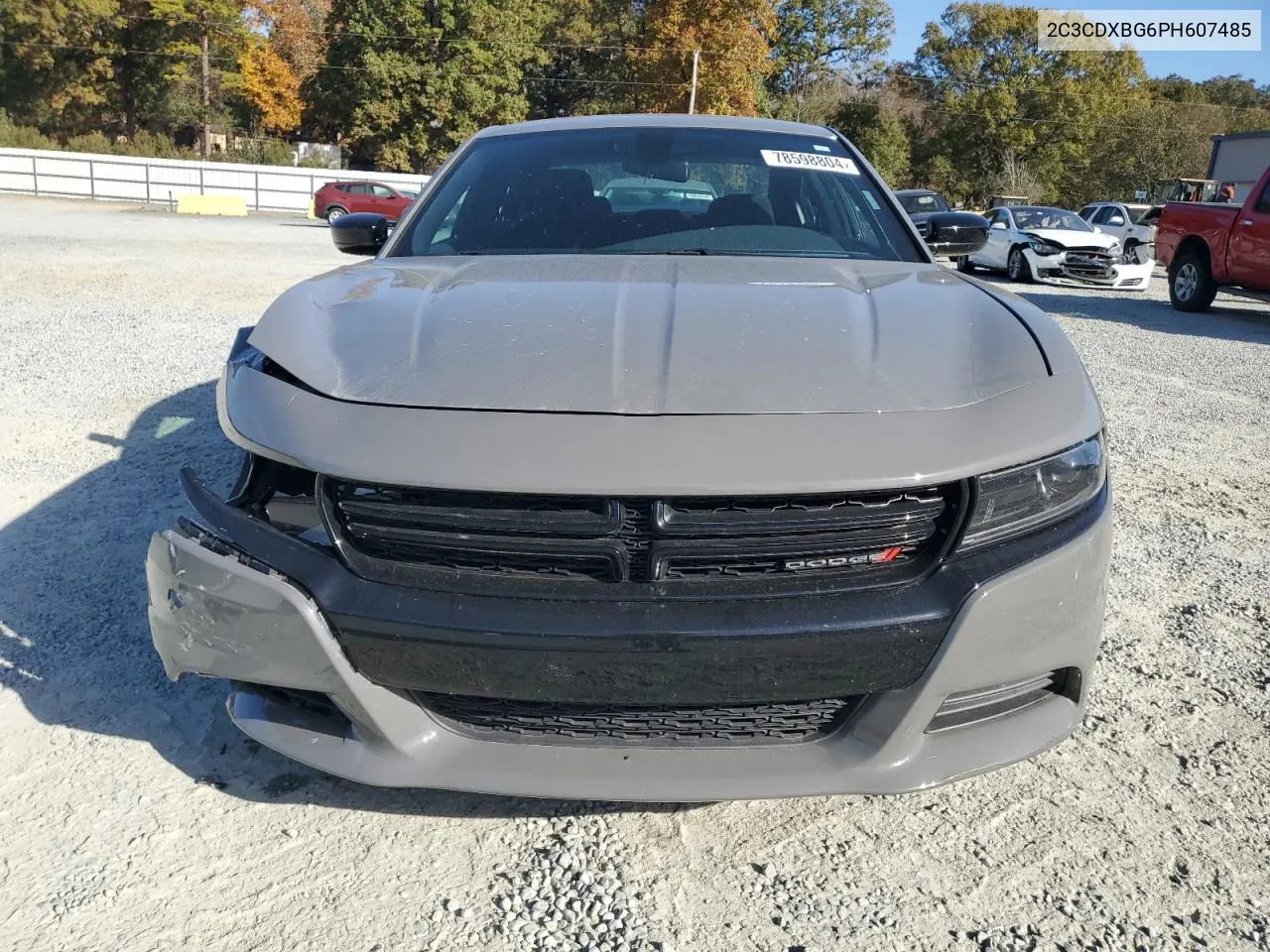 2023 Dodge Charger Sxt VIN: 2C3CDXBG6PH607485 Lot: 78598804