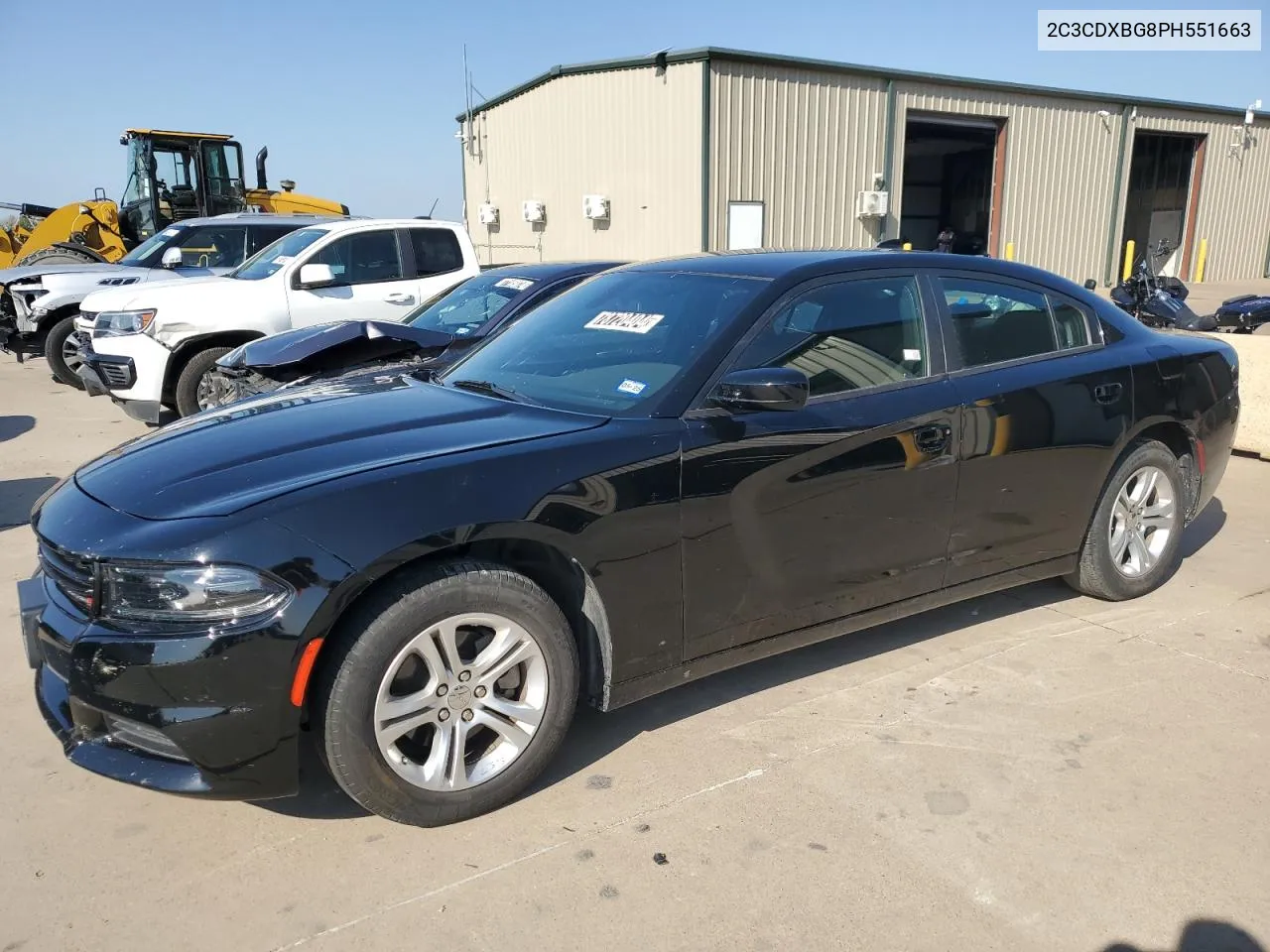 2023 Dodge Charger Sxt VIN: 2C3CDXBG8PH551663 Lot: 78720404