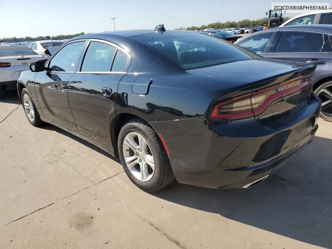 2023 Dodge Charger Sxt VIN: 2C3CDXBG8PH551663 Lot: 78720404