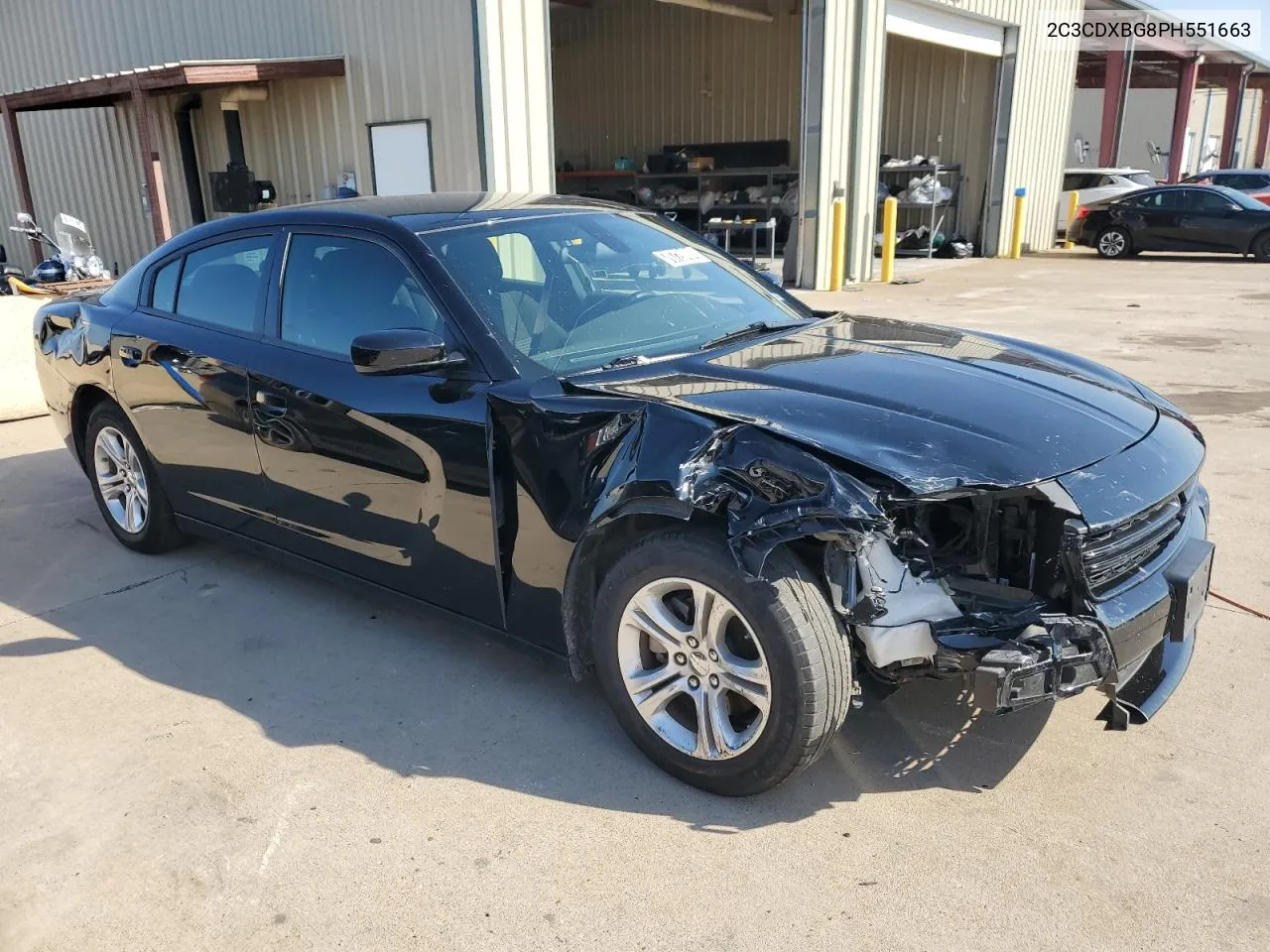 2023 Dodge Charger Sxt VIN: 2C3CDXBG8PH551663 Lot: 78720404