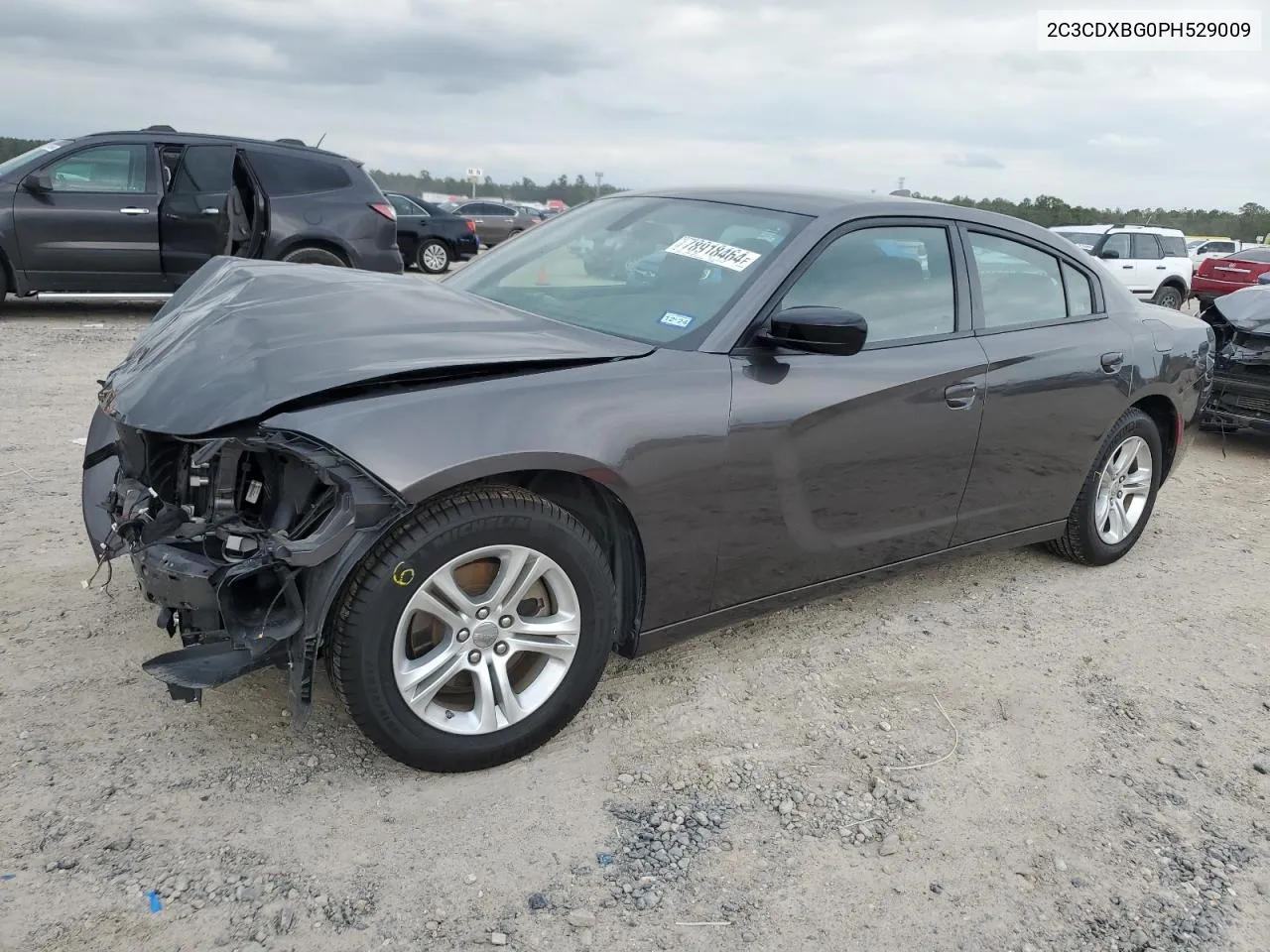 2023 Dodge Charger Sxt VIN: 2C3CDXBG0PH529009 Lot: 78918464