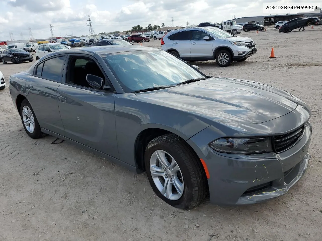 2023 Dodge Charger Sxt VIN: 2C3CDXBG4PH699504 Lot: 79168184