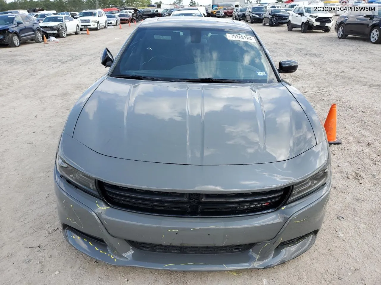 2023 Dodge Charger Sxt VIN: 2C3CDXBG4PH699504 Lot: 79168184