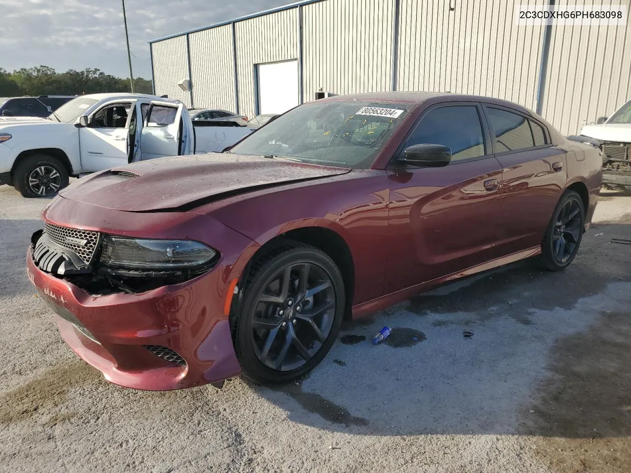 2023 Dodge Charger Gt VIN: 2C3CDXHG6PH683098 Lot: 80563204