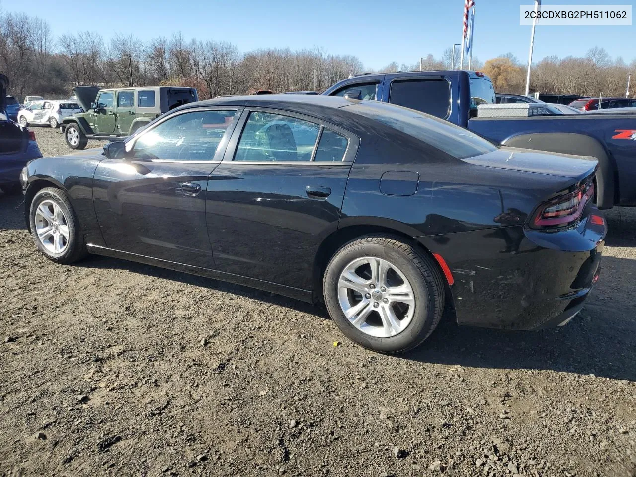 2023 Dodge Charger Sxt VIN: 2C3CDXBG2PH511062 Lot: 81498024