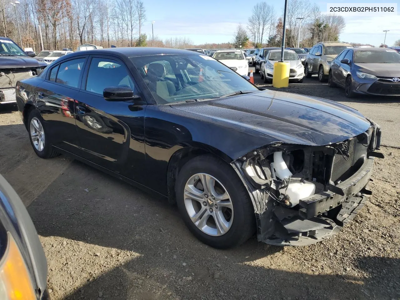 2023 Dodge Charger Sxt VIN: 2C3CDXBG2PH511062 Lot: 81498024