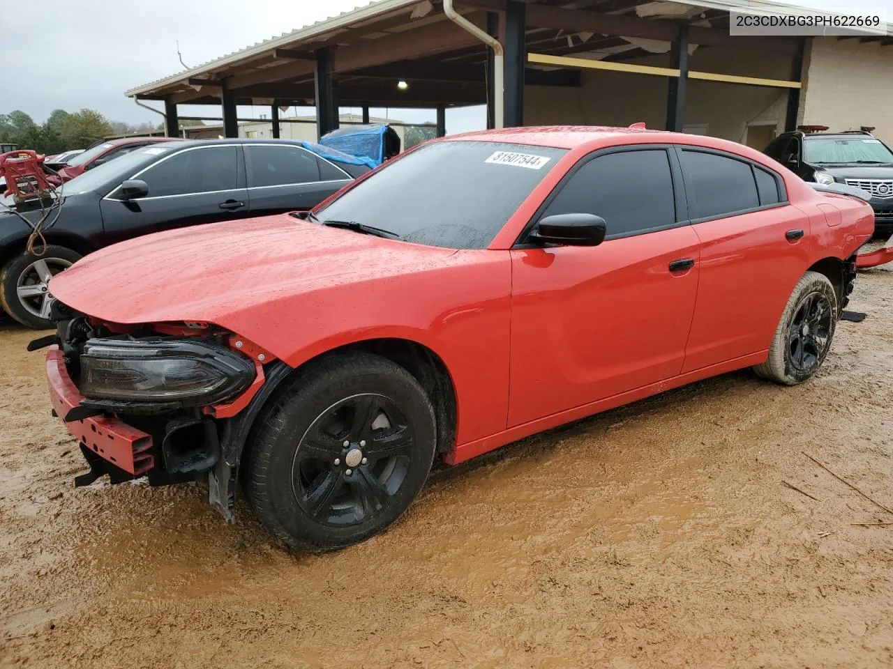 2023 Dodge Charger Sxt VIN: 2C3CDXBG3PH622669 Lot: 81507544