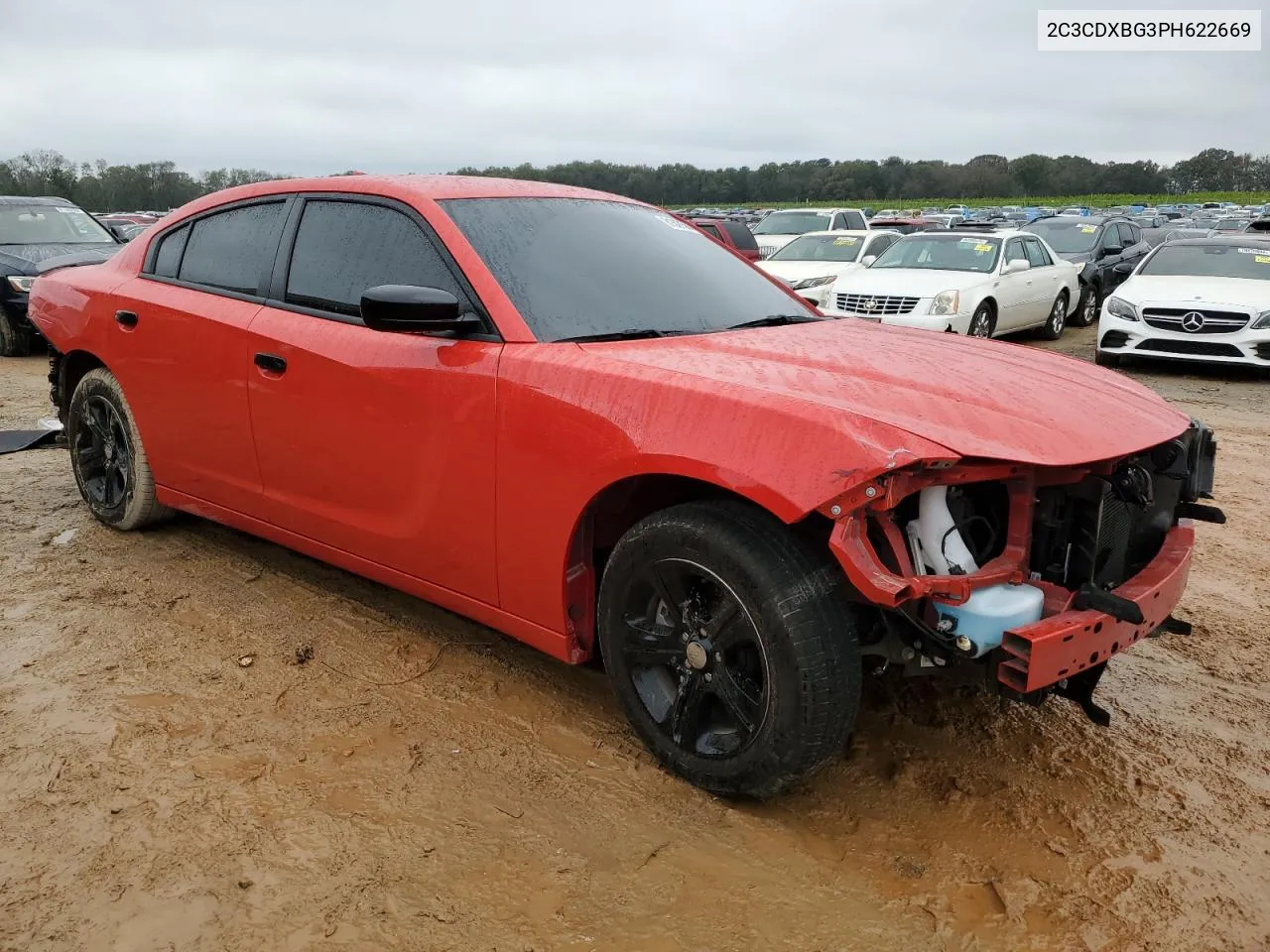 2023 Dodge Charger Sxt VIN: 2C3CDXBG3PH622669 Lot: 81507544