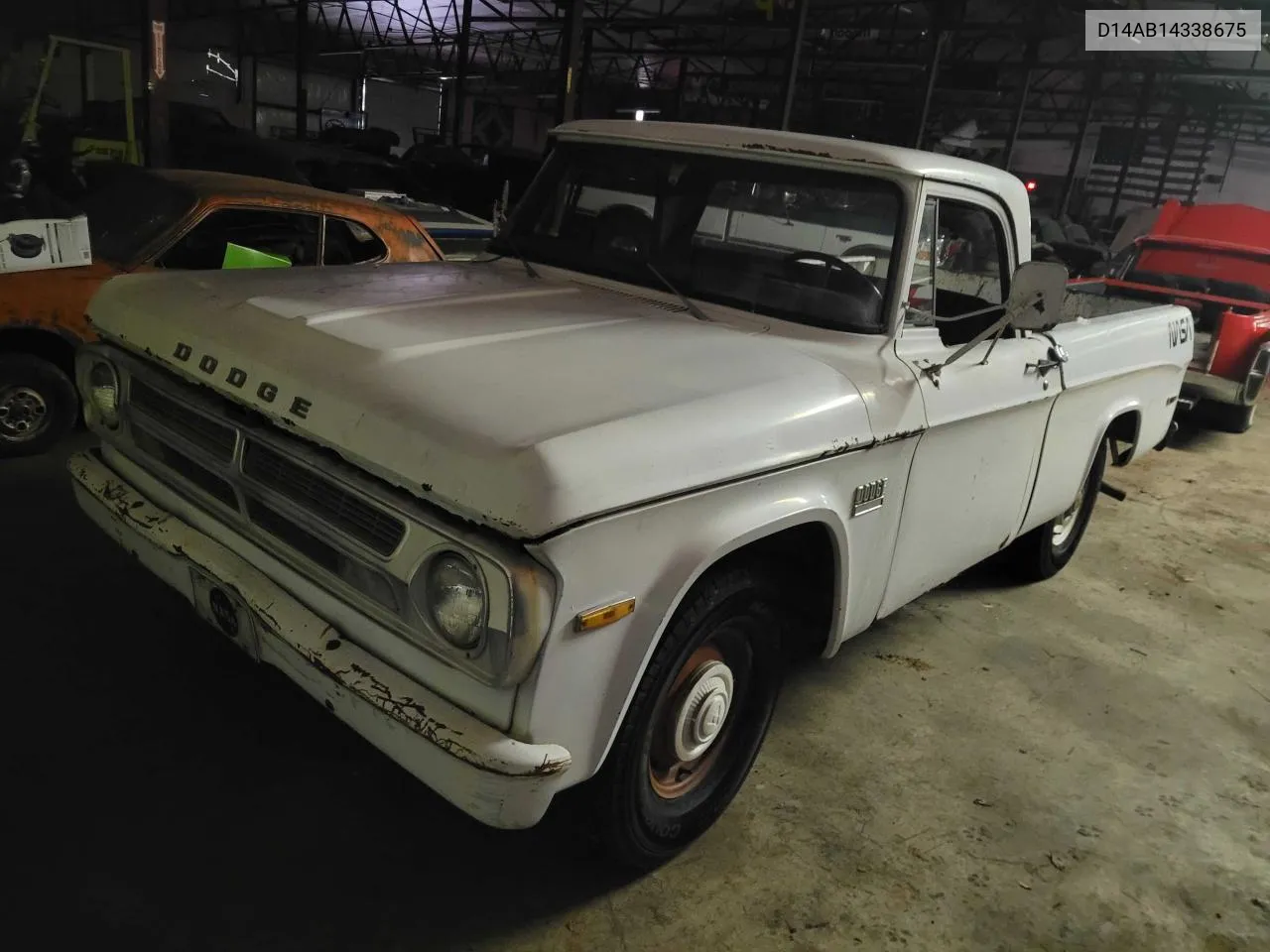 1971 Dodge Ram D100 VIN: D14AB14338675 Lot: 72098594