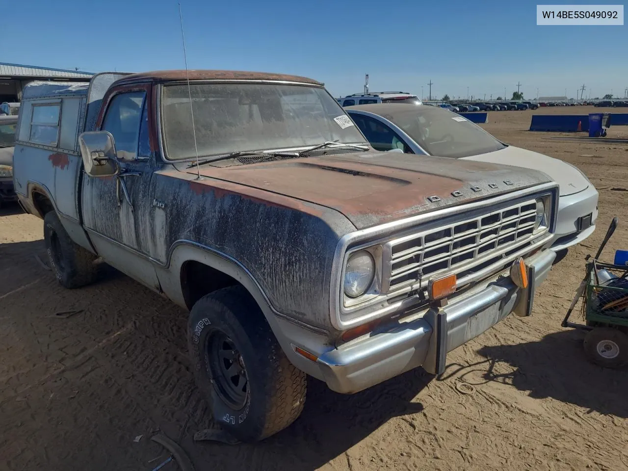 1975 Dodge 100 Truck VIN: W14BE5S049092 Lot: 73146844