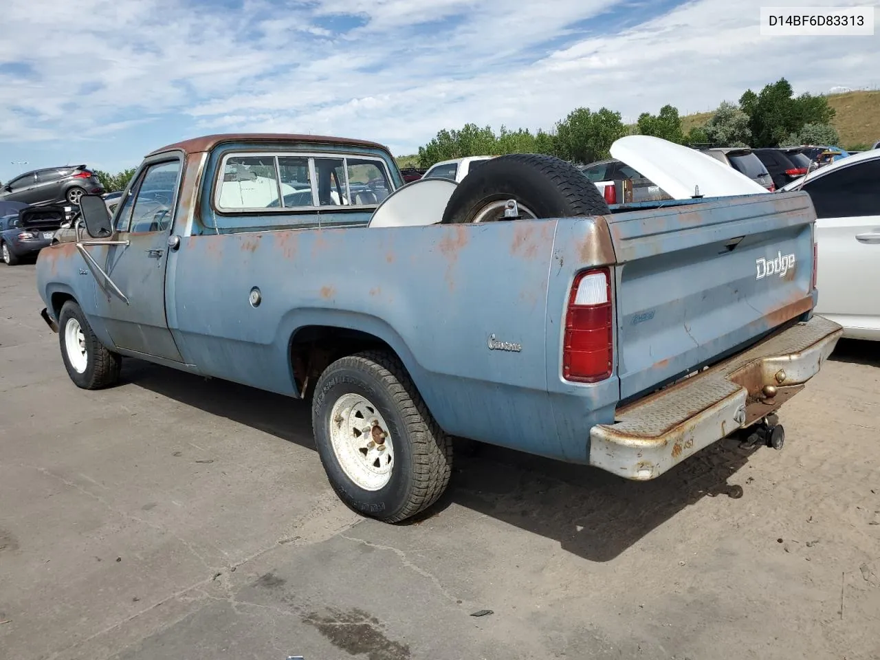 1976 Dodge D100 VIN: D14BF6D83313 Lot: 60938964