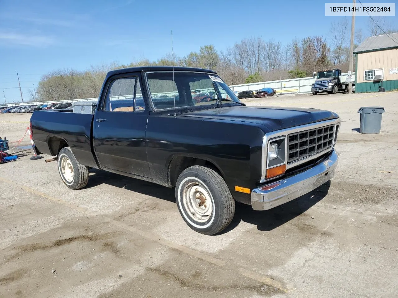 1985 Dodge D-Series D100 VIN: 1B7FD14H1FS502484 Lot: 50165794