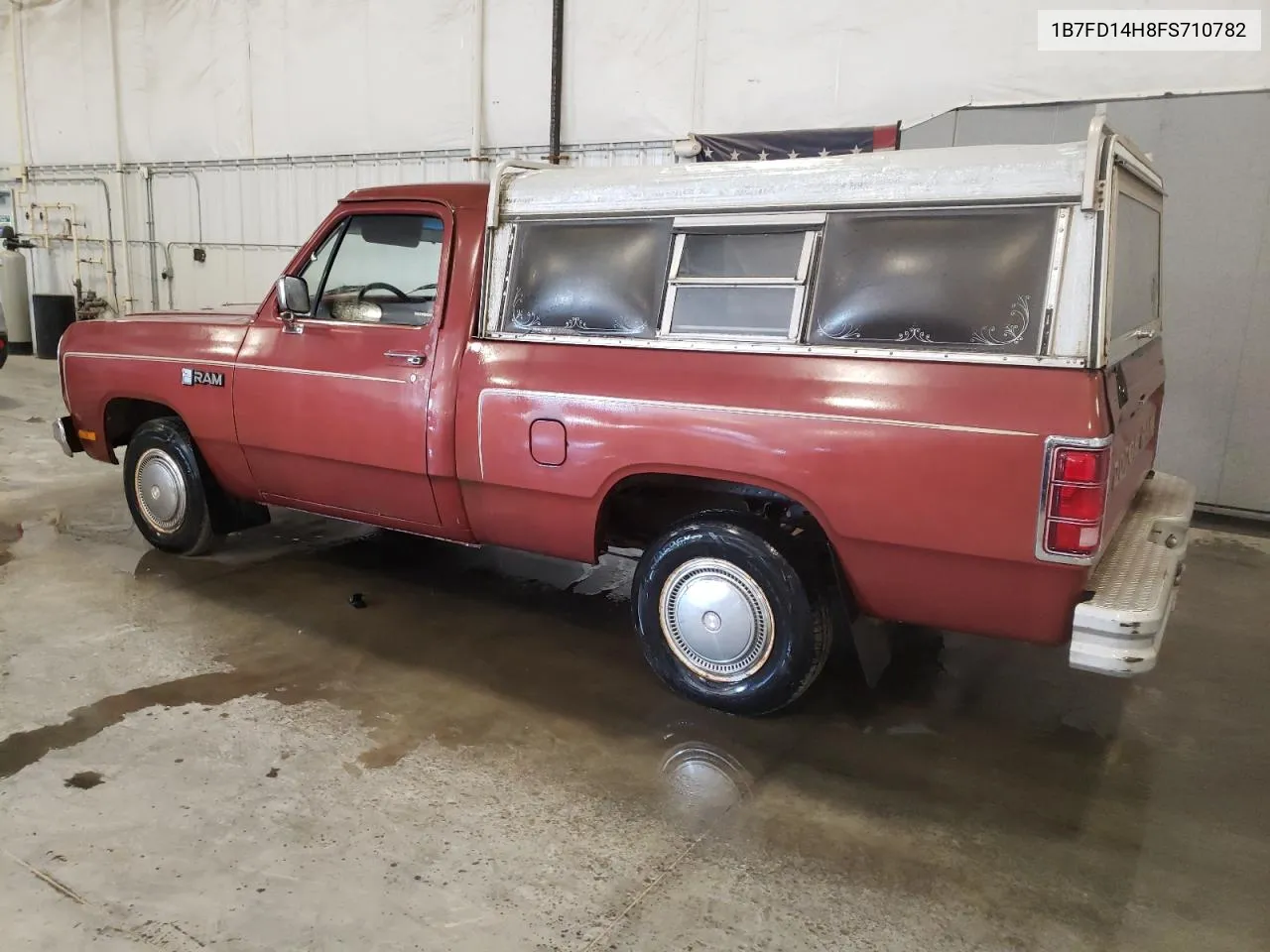 1985 Dodge D-Series D100 VIN: 1B7FD14H8FS710782 Lot: 74721334