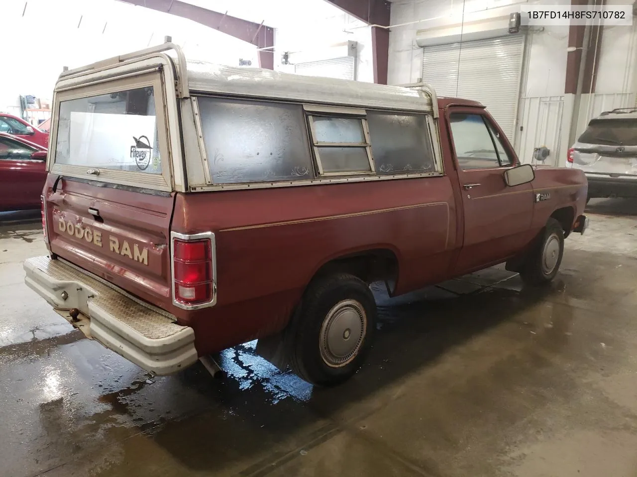 1985 Dodge D-Series D100 VIN: 1B7FD14H8FS710782 Lot: 74721334