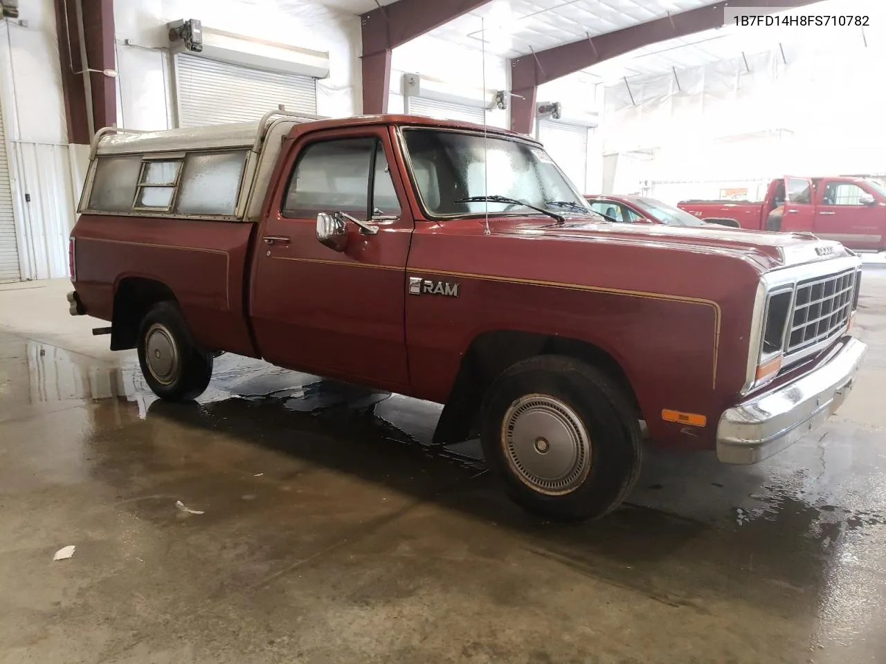 1985 Dodge D-Series D100 VIN: 1B7FD14H8FS710782 Lot: 74721334