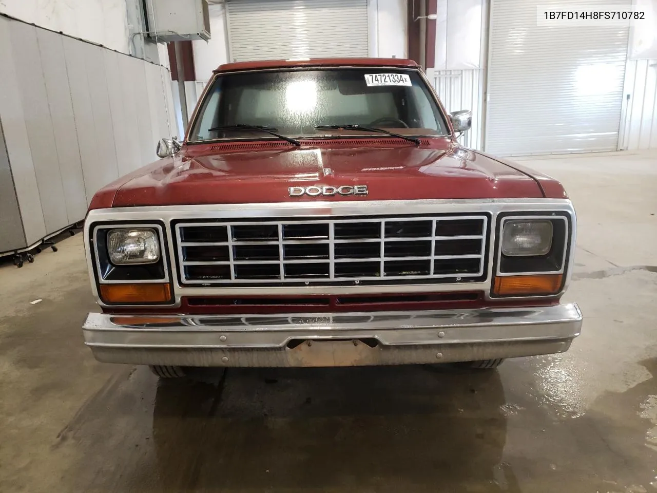 1985 Dodge D-Series D100 VIN: 1B7FD14H8FS710782 Lot: 74721334