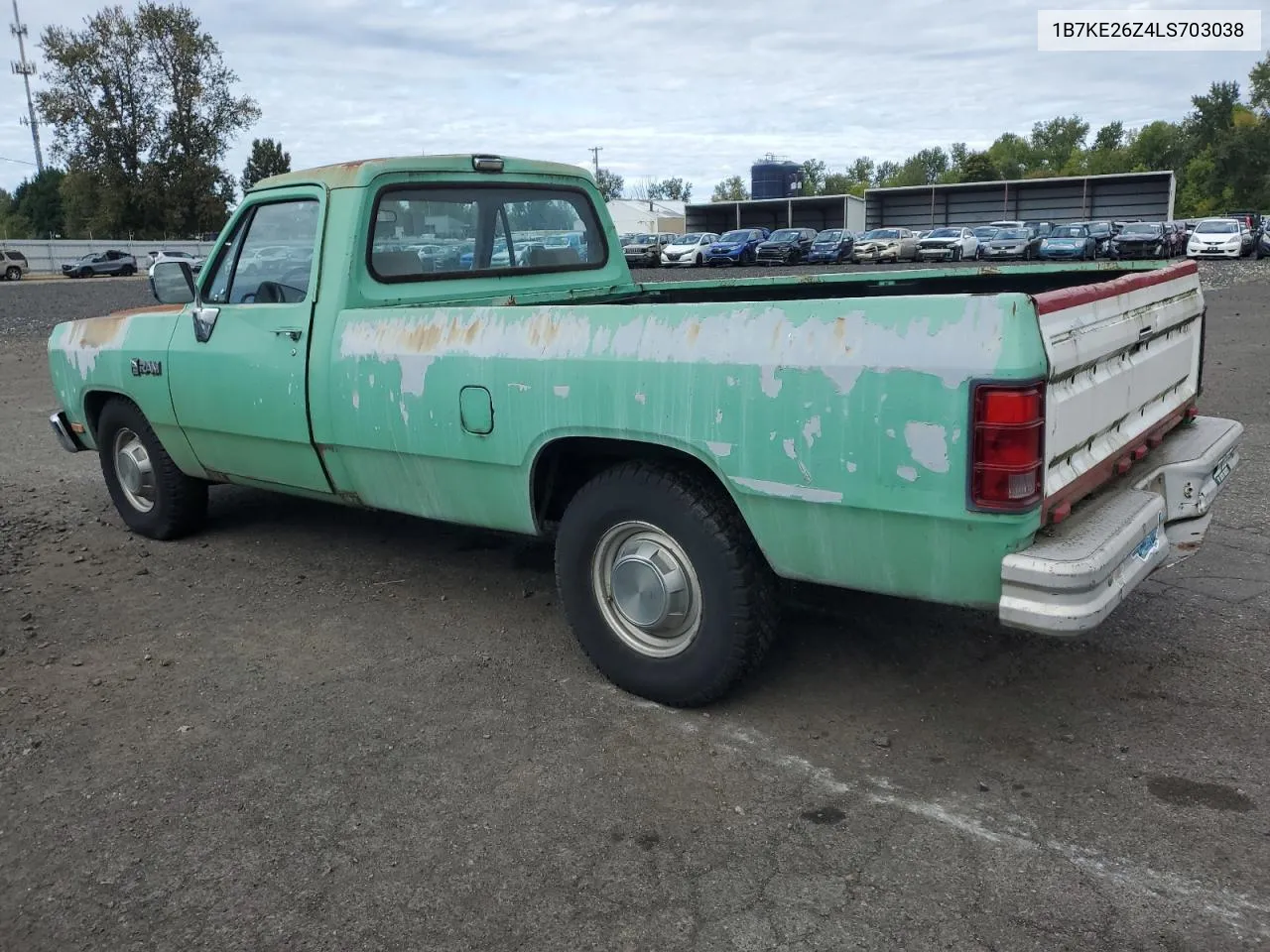 1990 Dodge D-Series D200 VIN: 1B7KE26Z4LS703038 Lot: 75326364