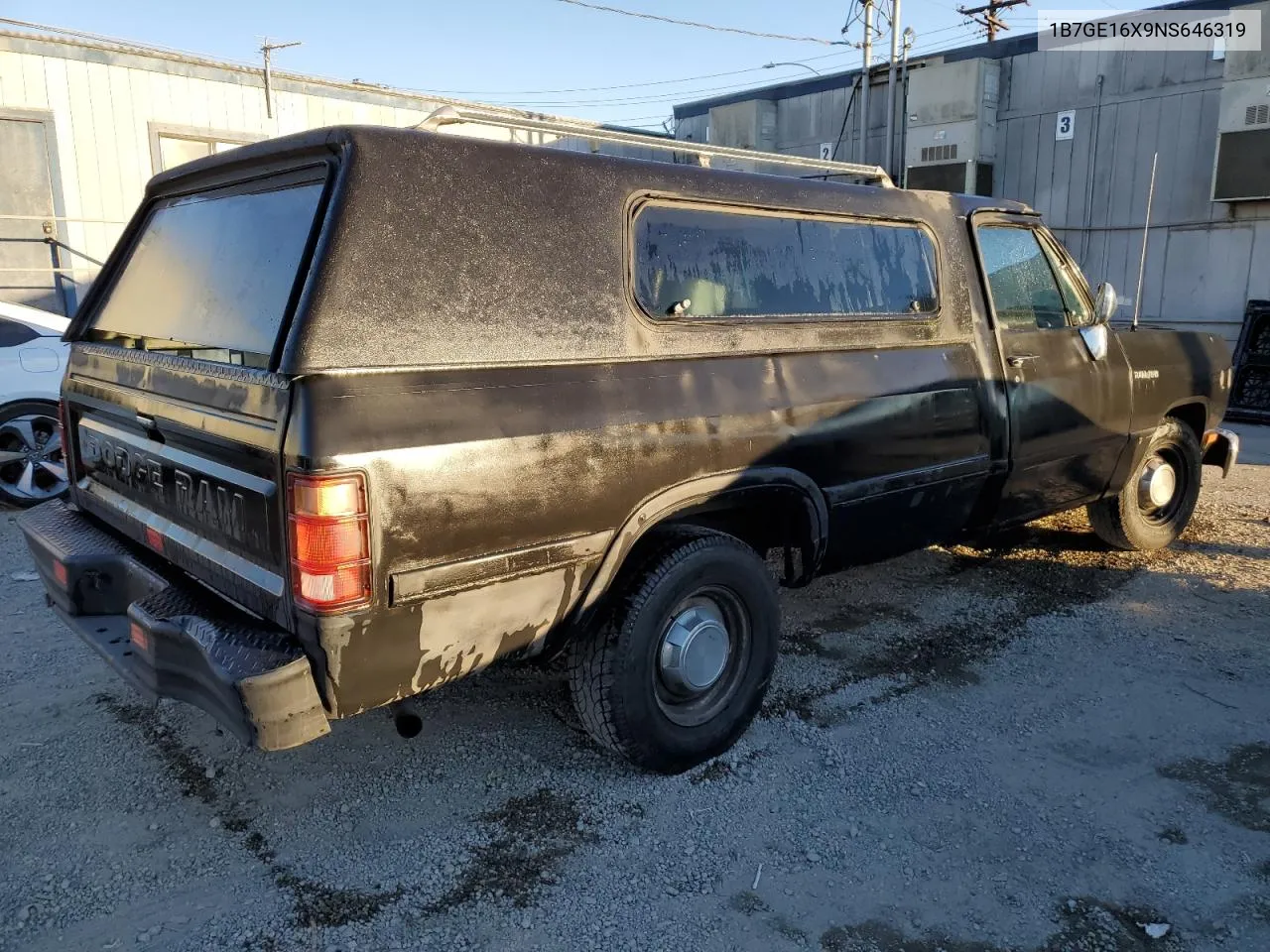 1992 Dodge D-Series D150 VIN: 1B7GE16X9NS646319 Lot: 80392984