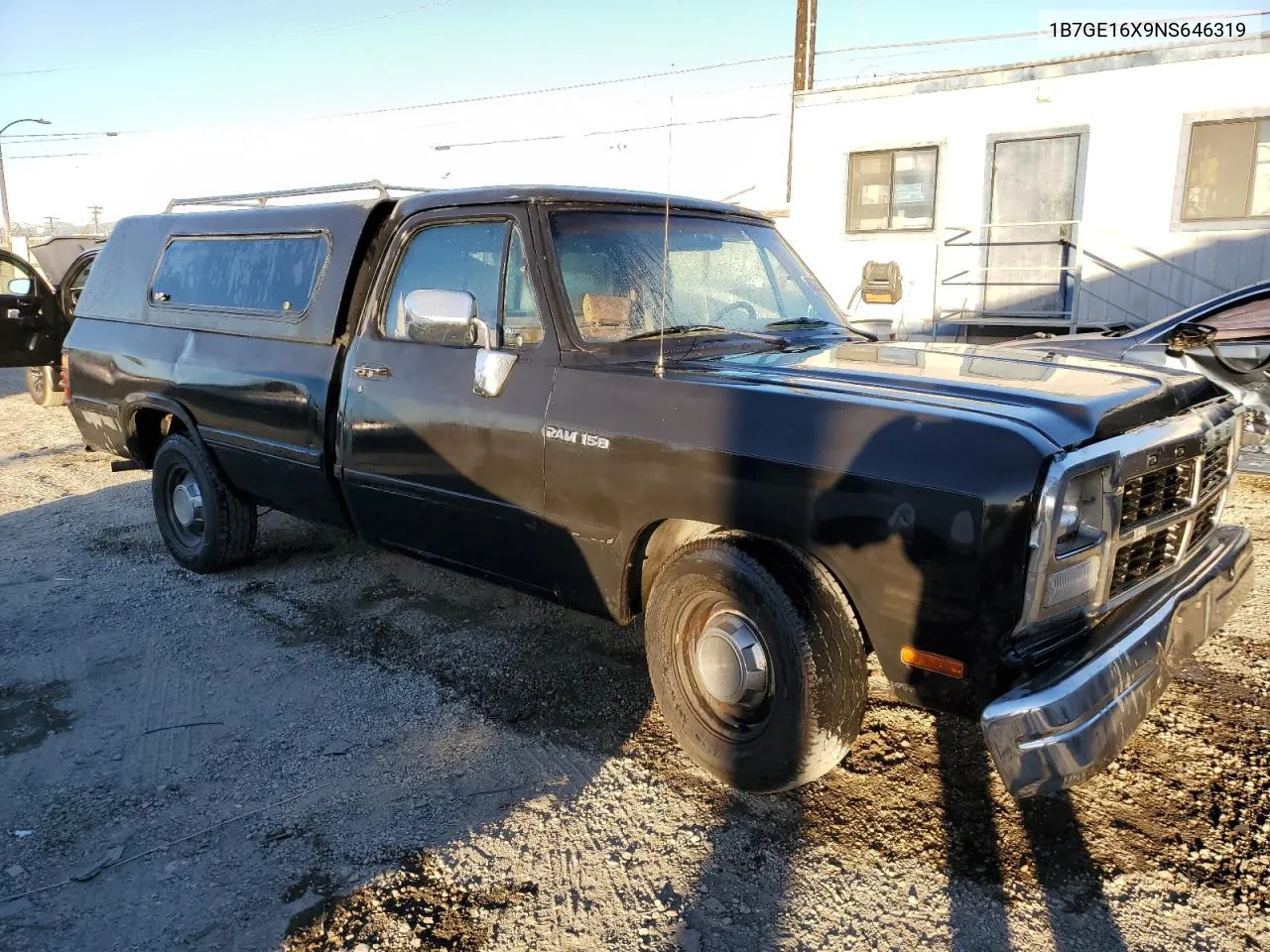 1992 Dodge D-Series D150 VIN: 1B7GE16X9NS646319 Lot: 80392984