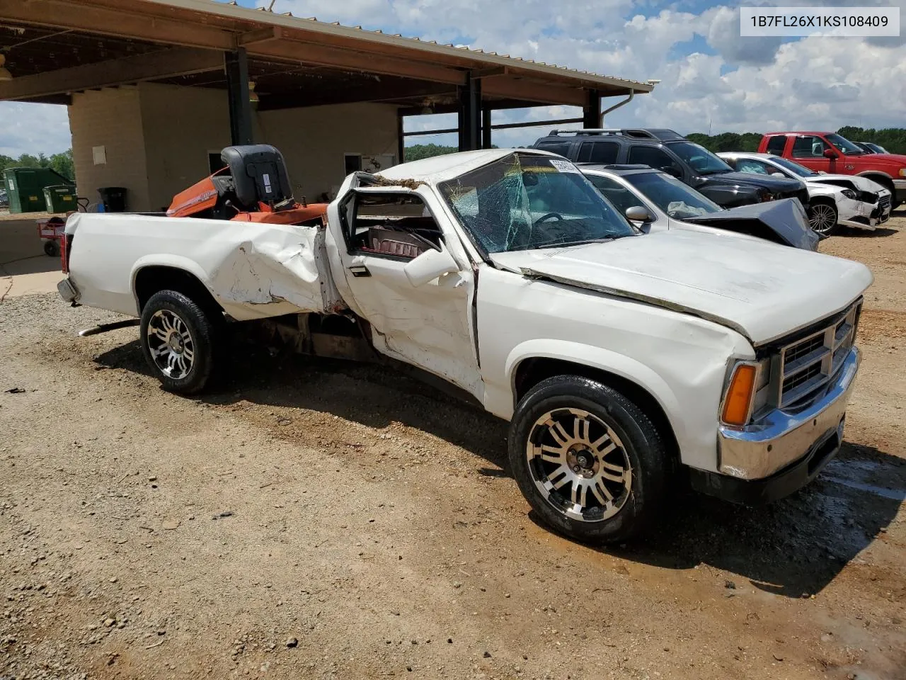 1B7FL26X1KS108409 1989 Dodge Dakota