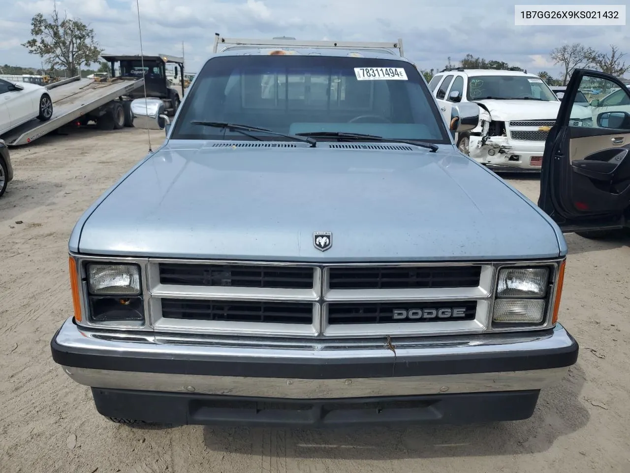 1989 Dodge Dakota VIN: 1B7GG26X9KS021432 Lot: 78311494