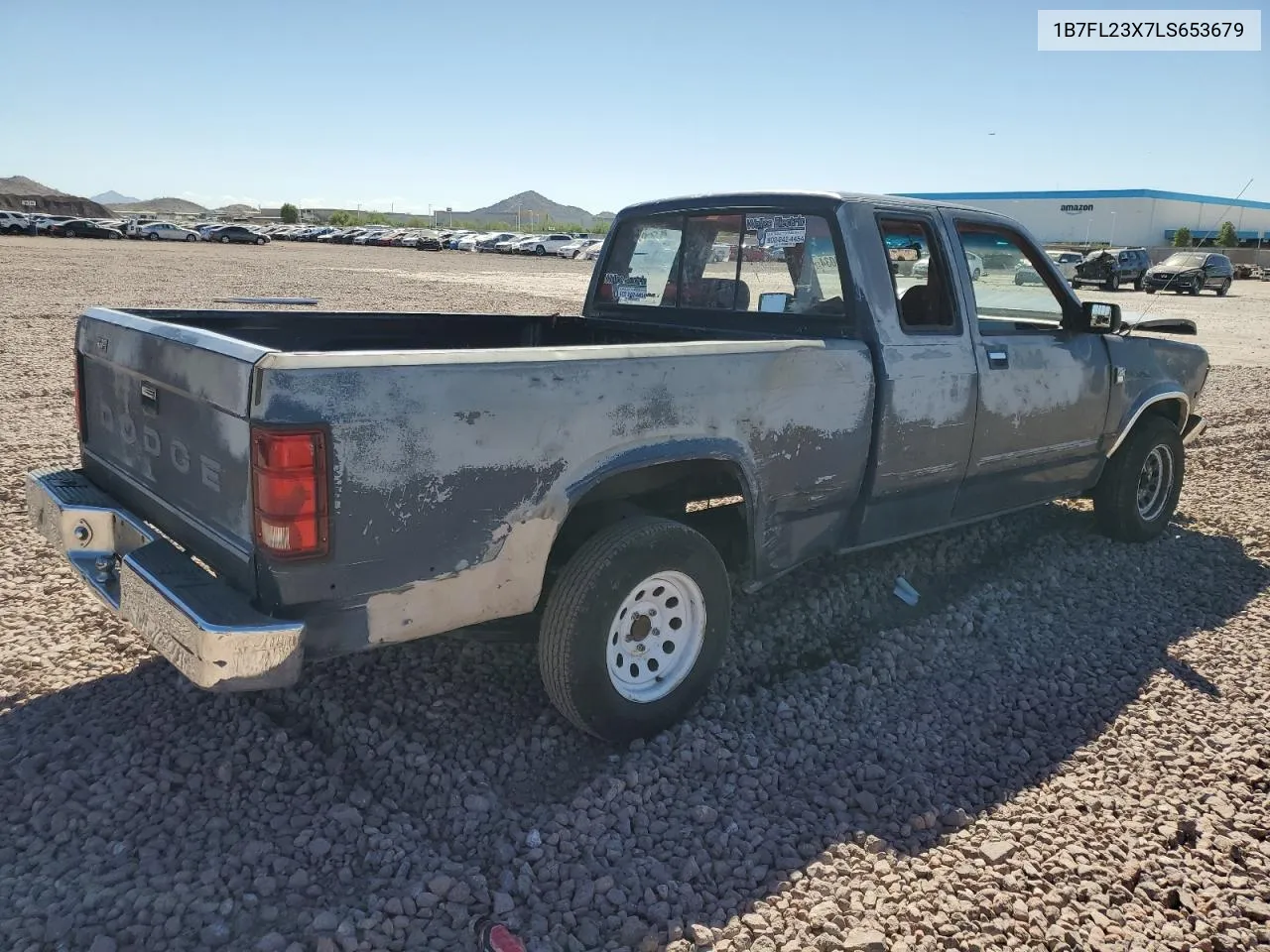 1990 Dodge Dakota VIN: 1B7FL23X7LS653679 Lot: 72073034