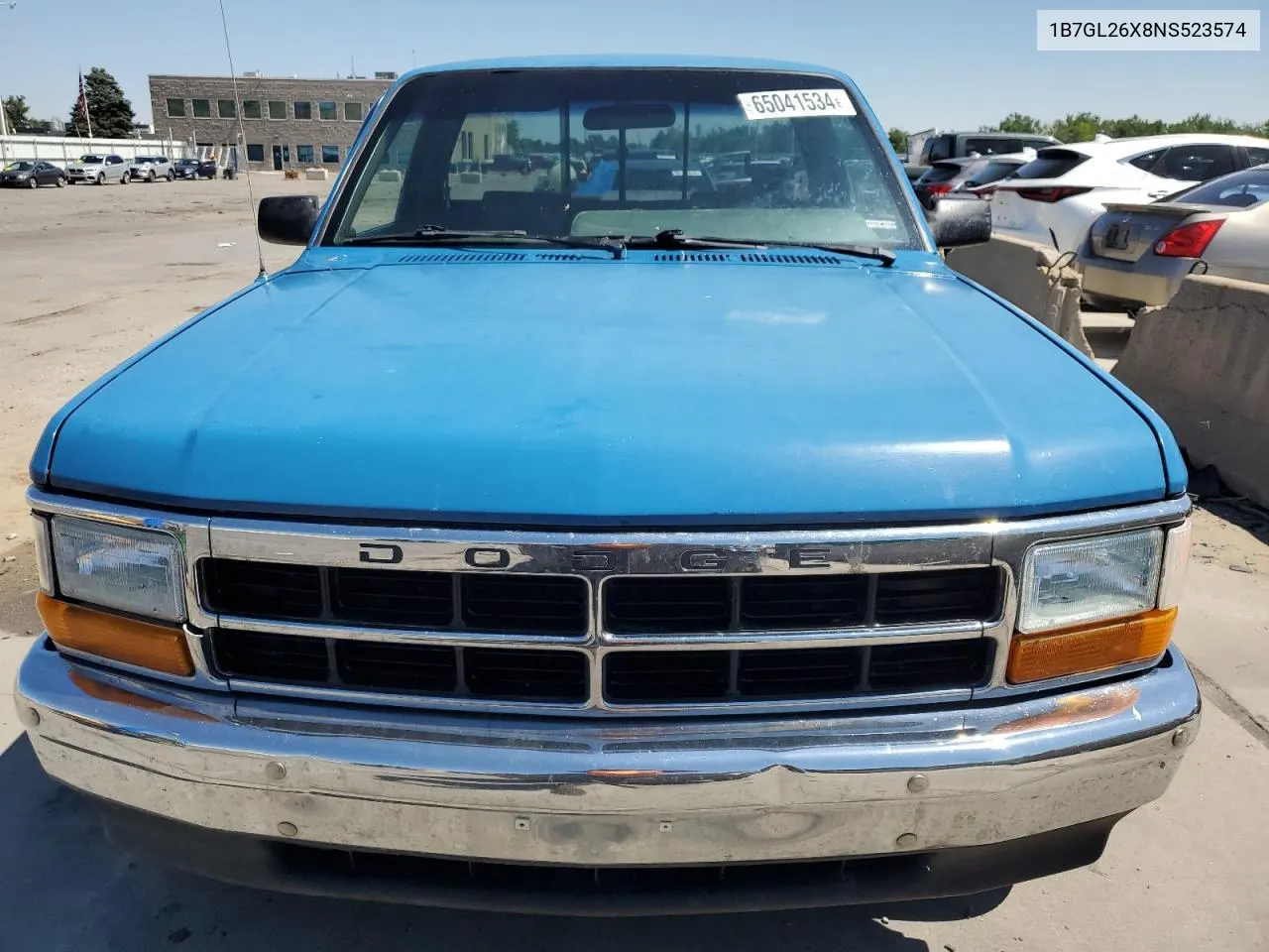 1992 Dodge Dakota VIN: 1B7GL26X8NS523574 Lot: 65041534