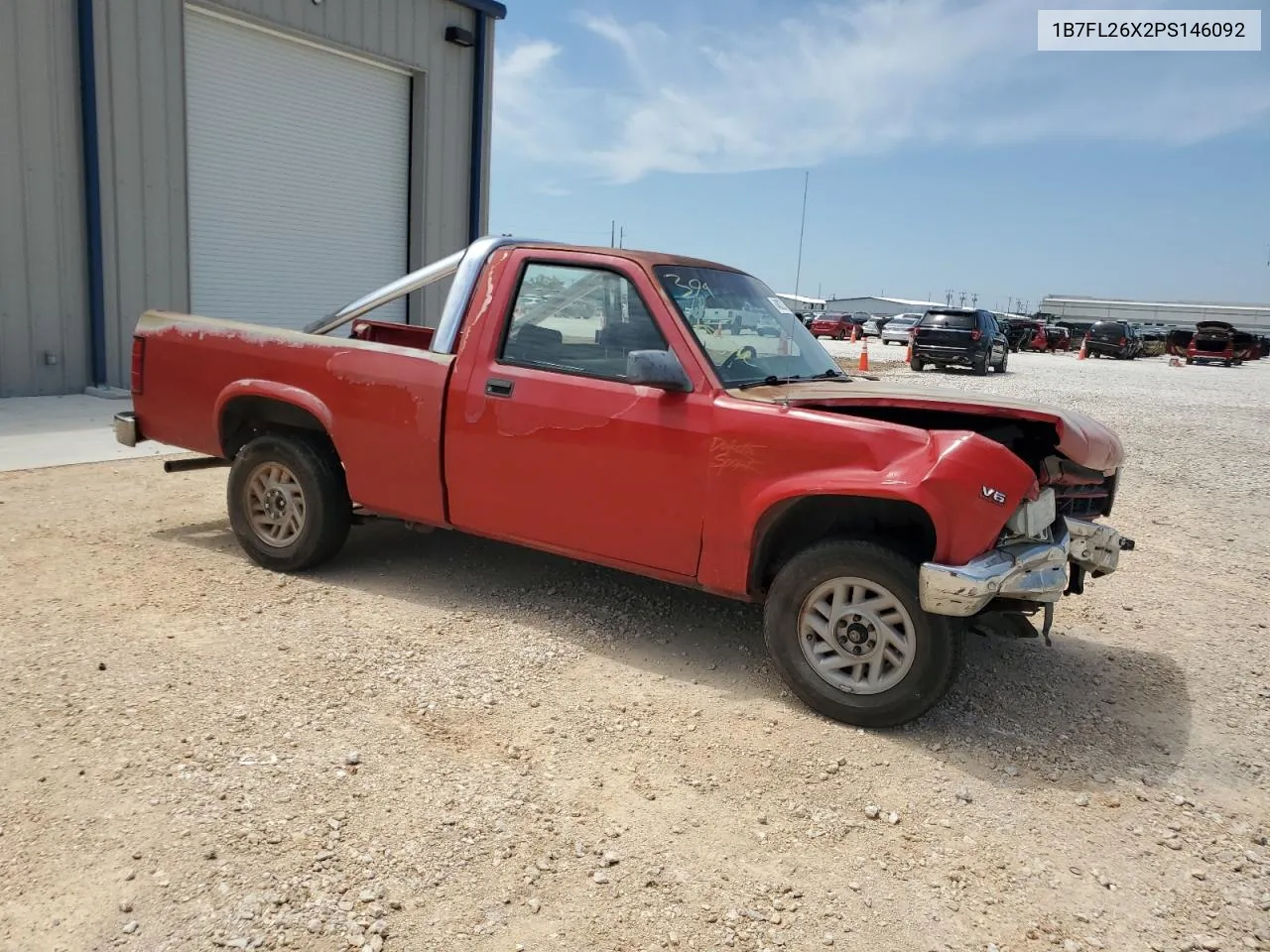 1993 Dodge Dakota VIN: 1B7FL26X2PS146092 Lot: 64803234