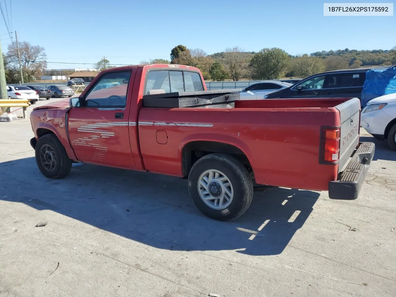 1993 Dodge Dakota VIN: 1B7FL26X2PS175592 Lot: 76744054