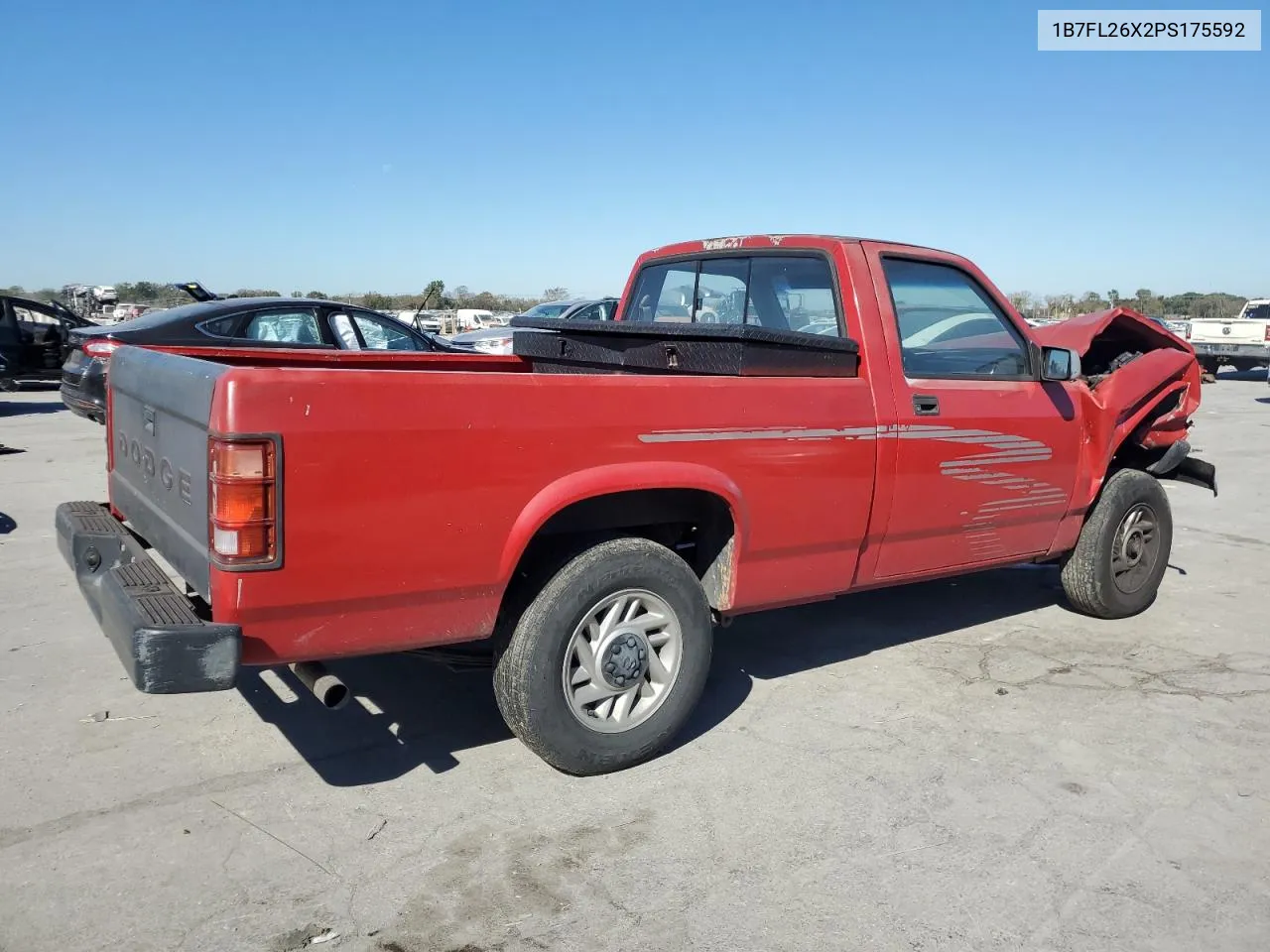 1993 Dodge Dakota VIN: 1B7FL26X2PS175592 Lot: 76744054